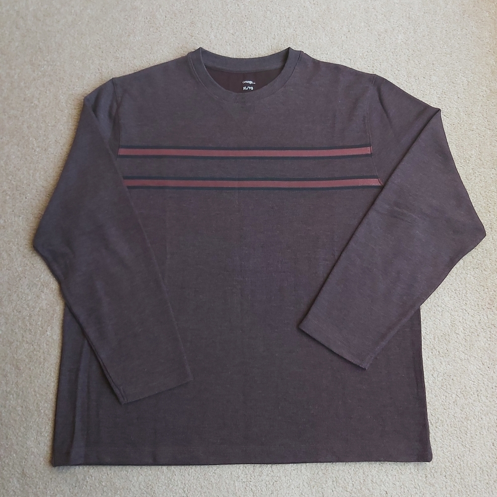 George Brown/Purple Mix Crew Neck Sweater